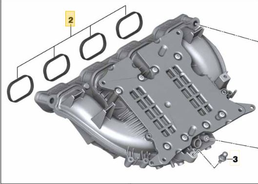 Empaque de colector de admision BMW N20 N26