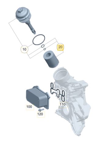 kit filtros Mercedes Benz W205 C180 C200 GLC200 M264