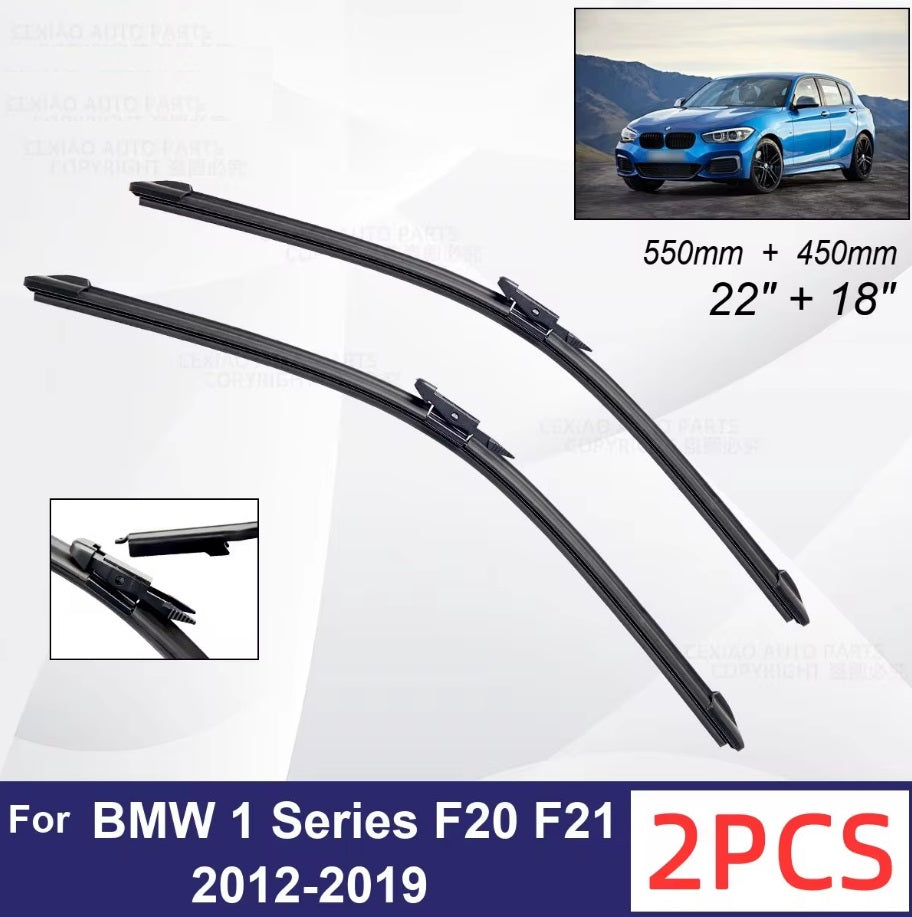Limpiaparabrisas plumillas delantero BMW Serie 1 114i, 116i, 118i, 120i, 125i
