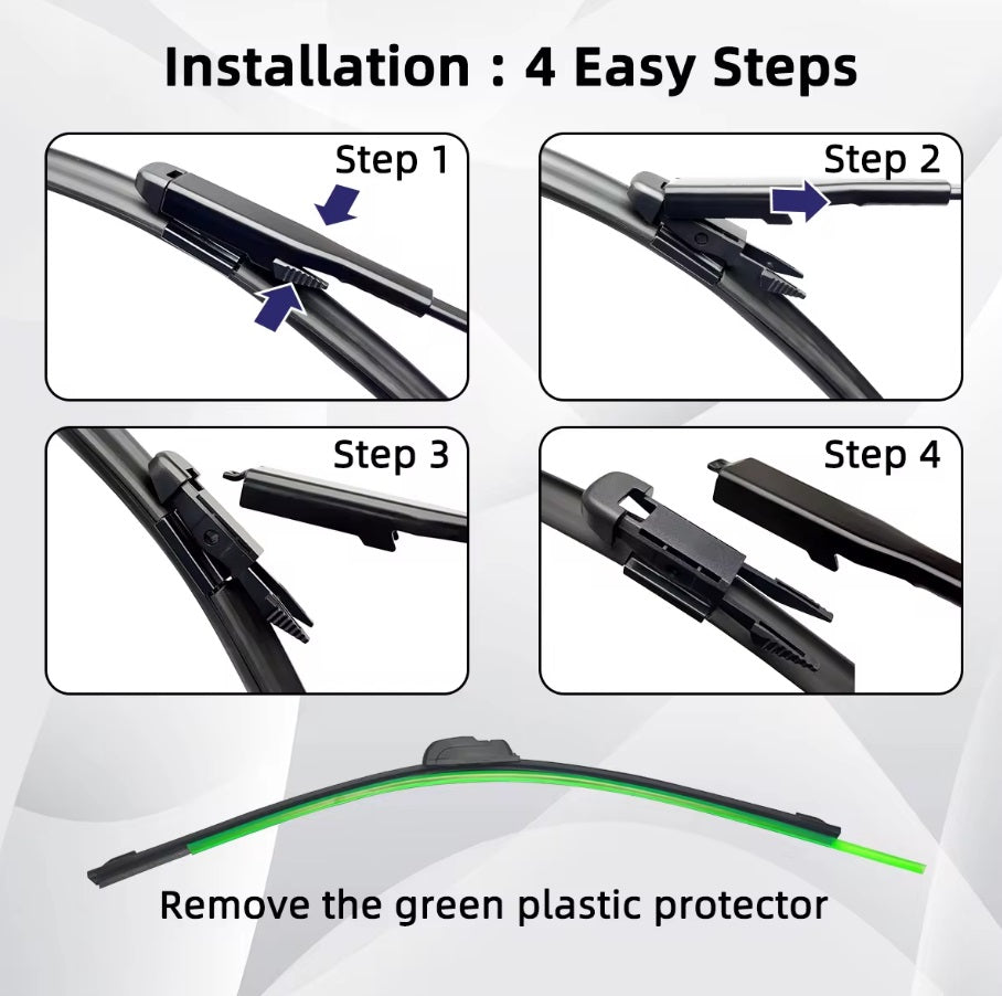 Limpiaparabrisas plumillas delantero BMW Serie 1 114i, 116i, 118i, 120i, 125i