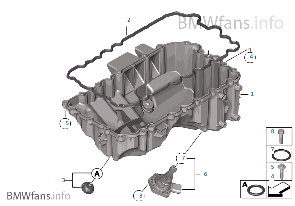 Empaque de carter BMW Motor N20