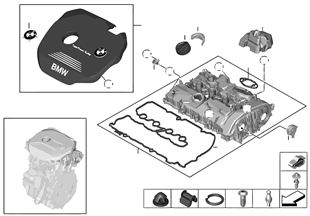 Empaque de tapa de balancines BMW Motor B48