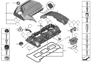Empaque tapa de balancines BMW Motor N55