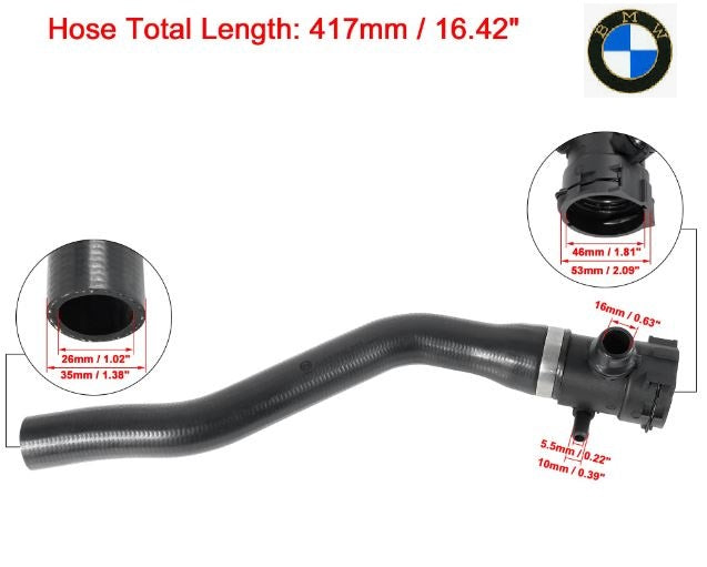 Mangueras de agua conexión con Tanque expansión para BMW N13 F20/F21/F30/F35
