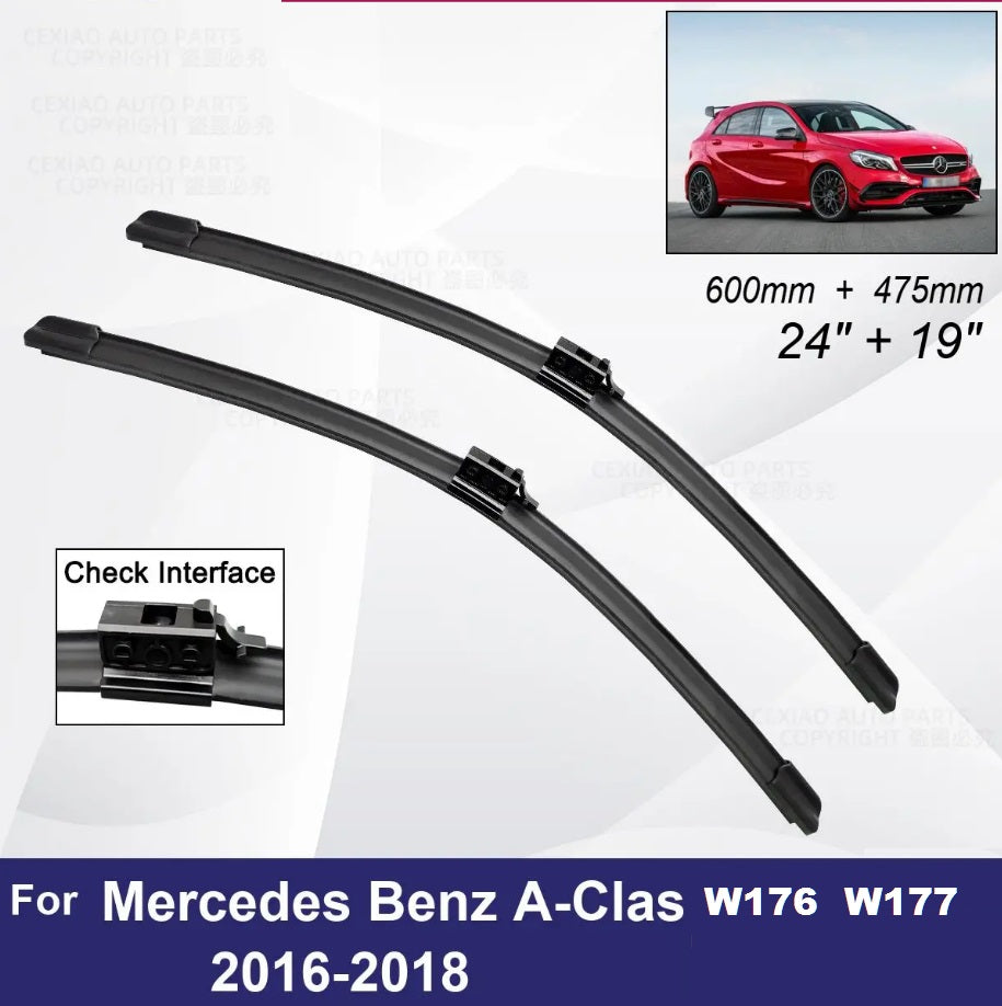 Limpiaparabrisas plumillas delantero Mercedes Benz Clase A CLA GLA W176 new W177
