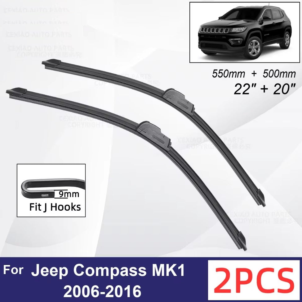 Limpiaparabrisas plumillas delantero Jeep Compass 2006-2016 MK1