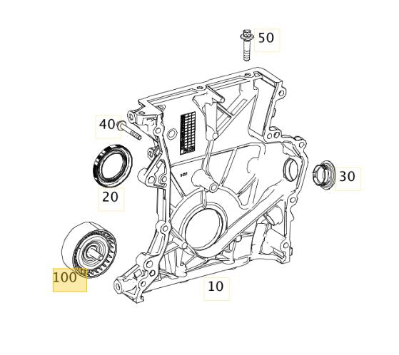 Polea de faja Mercedes Benz M270 A CLA GLA