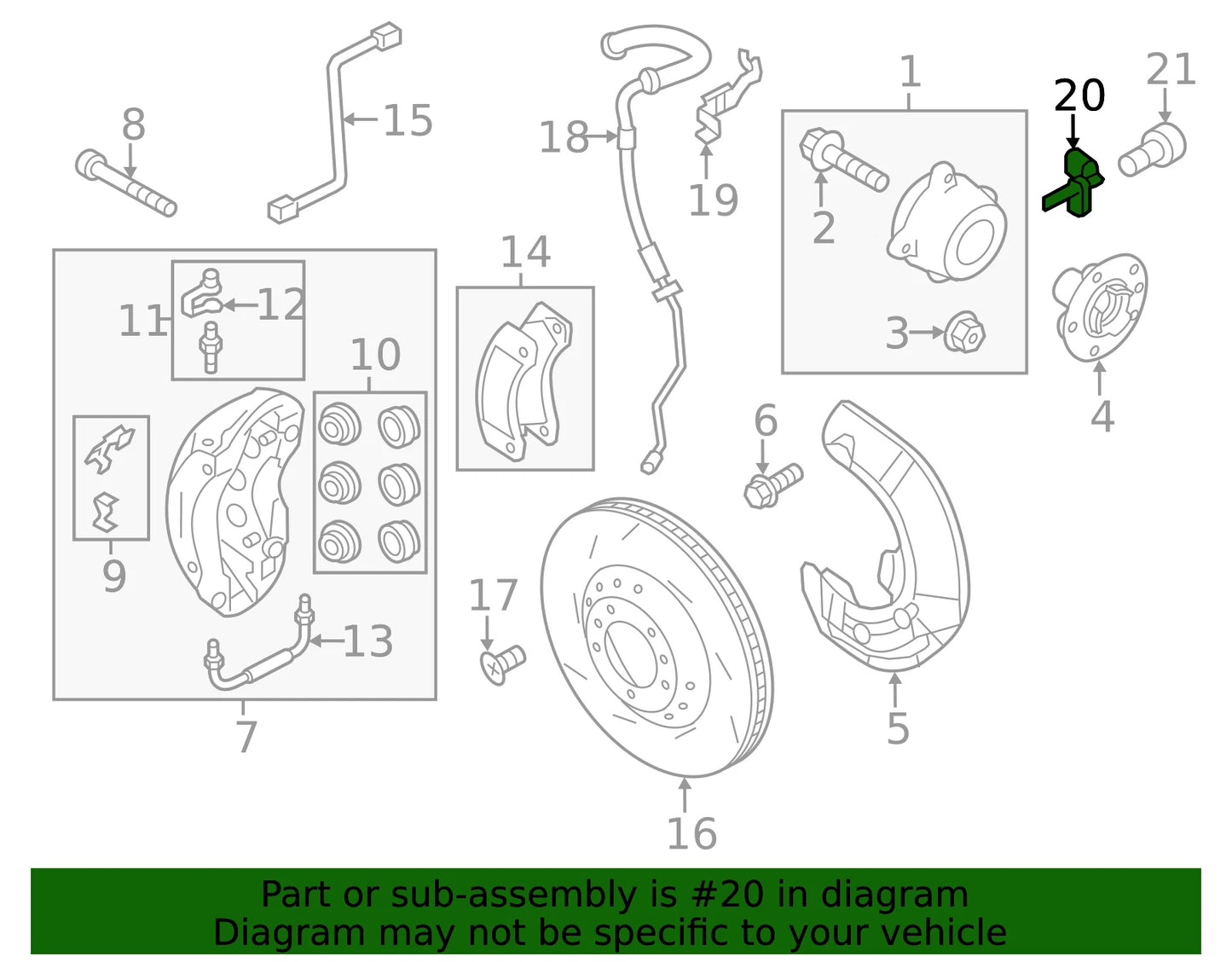 Sensor ABS para Porsche Cayenne Audi Q7 VW Touareg