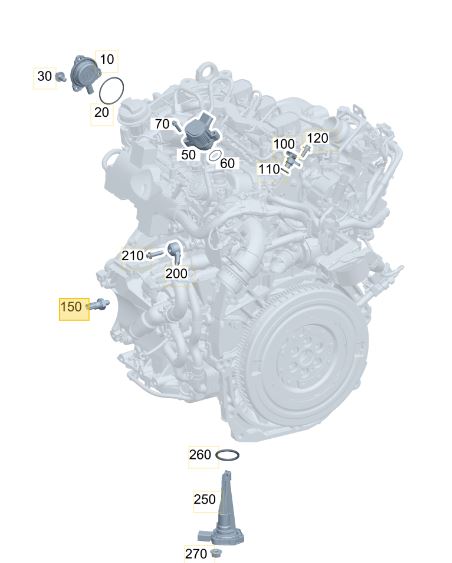 Sensor PRESION Y temperatura Mercedes Benz A CLA GLA motor M282