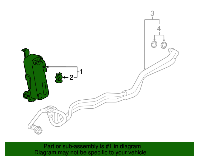 Enfriador de aceite Transmisión para BMW 320I 328I 120I