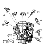 Sensor de posición de cigueñal JEEP COMPASS PATRIOT