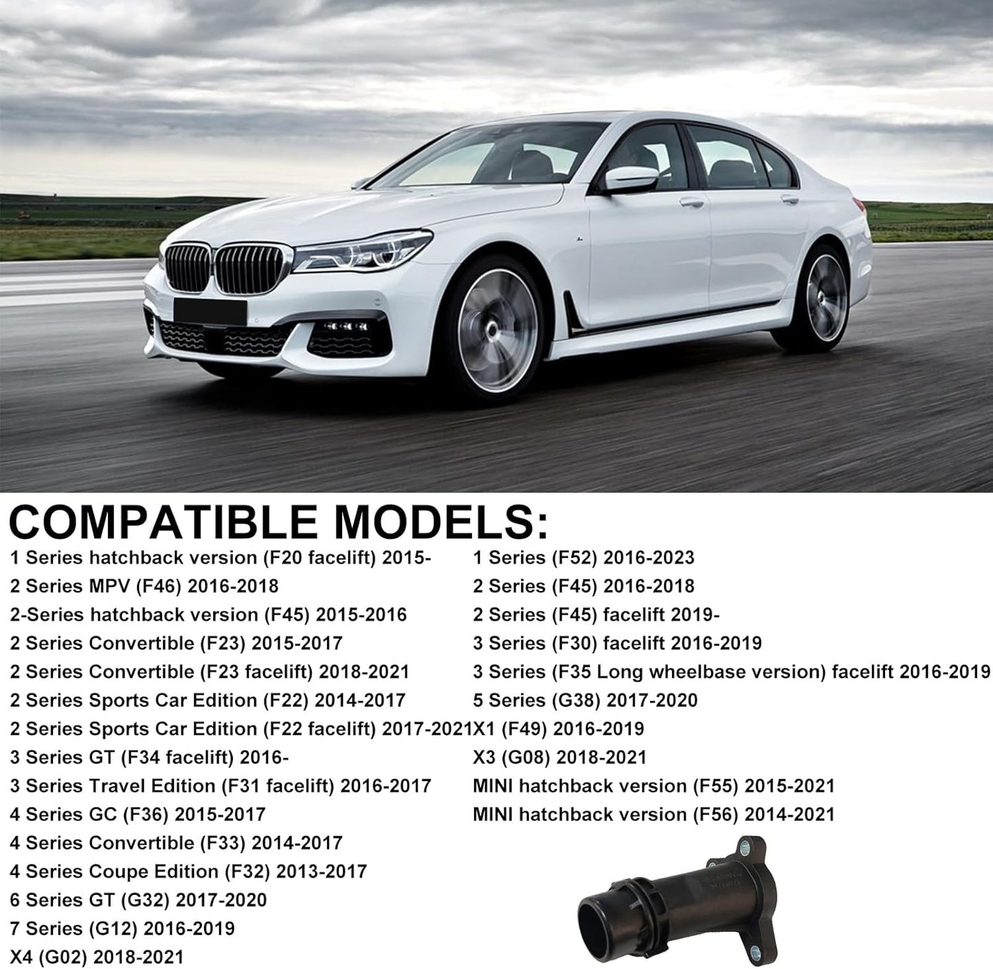 Brida  BMW B38 B48 B46 Serie 1 2 3 4 5  X1 X3 X4 X5