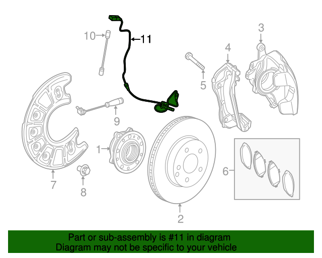 Sensor ABS Mercedes Benz C180(W205 A205 C205)