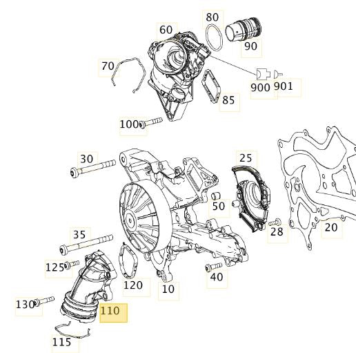 Brida  Mercedes benz MM276 GLE400  ML400