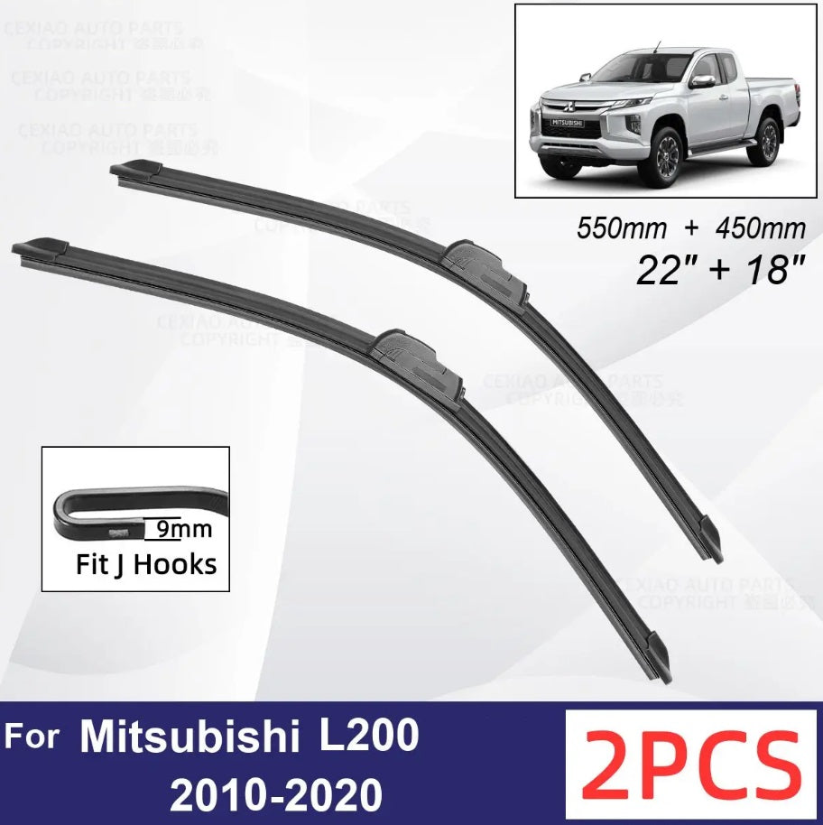 Limpiaparabrisas plumillas  delantero Mitsubishi L200