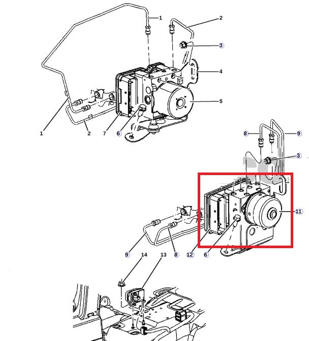 Modulo completo  ABS  USADO para JEEP GRAND CHEROKEE 2005