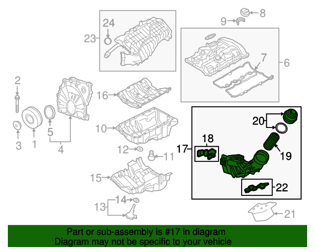 Enfriador de aceite BMW para  motor B37 B38 B47 B48