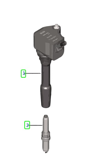 Juego de 3 bujias para BMW B38 B48 F20 F21 F22 F23 F45 F46 F48