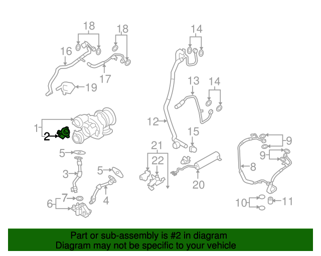 Valvula DIVERTER para el turbo BMW