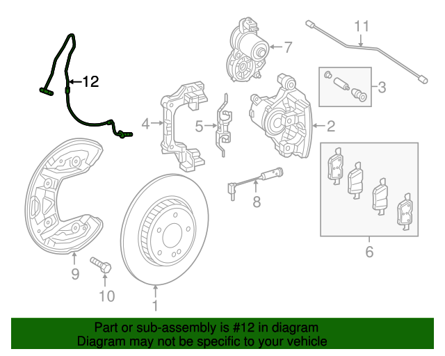 Sensor ABS Mercedes Benz C180(W205 A205 C205)