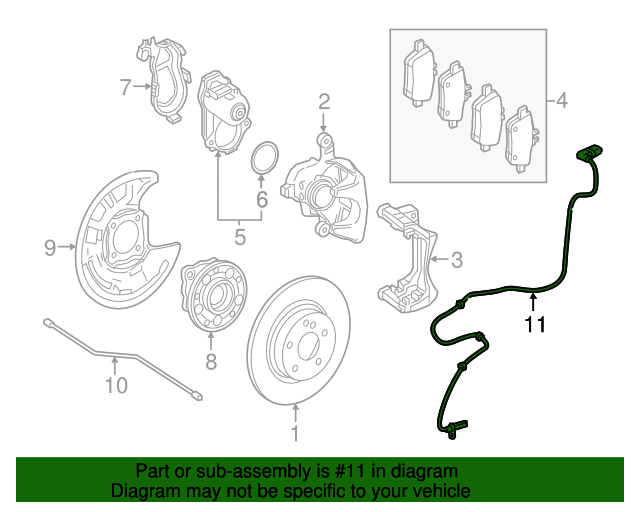 Sensor ABS A CLA GLA A200 (W176)