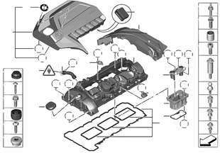 Empaque  tapa de balancines BMW  Motor N55