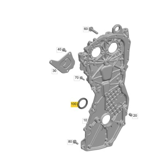 Reten de cigueñal Mercedes Benz Motor 282 delantero