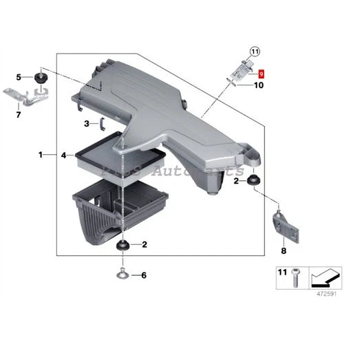 Sensor MAF BMW N13 N20 N26 B38
