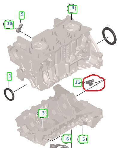 Sensor de posición del cigueñal BMW 316i  Serie 1