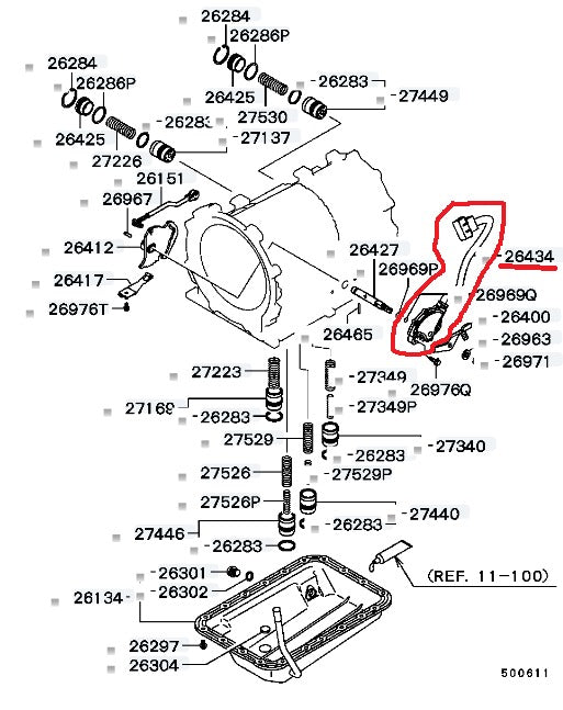 Interruptor neutral caja A/T  Mitsubishi Montero