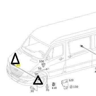 Sensor ABS  Mercedes Benz SPRINTER